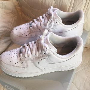 Men’s Nike Air Force 1 Solid White Sz 10